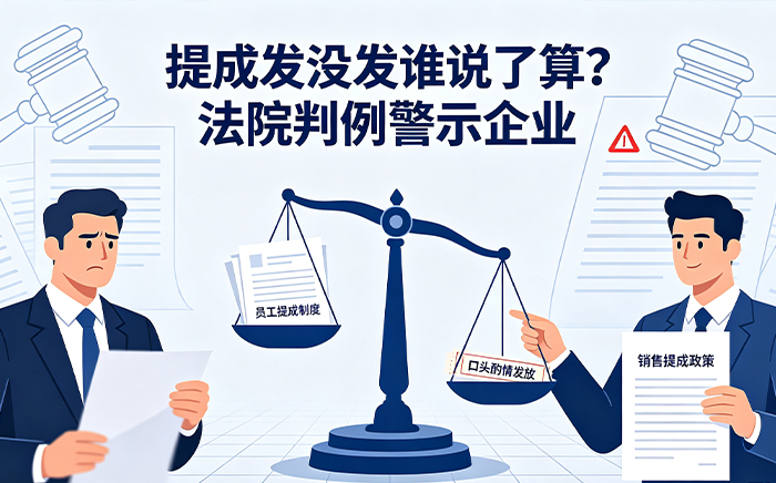 提成发没发，谁说了算？这起判决给企业上了一课